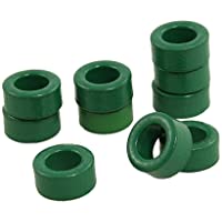 SODIAL 10 Pzs Bobinas inductor verde Nucleo de ferrita toroide 10mm x 6mm x 5mm